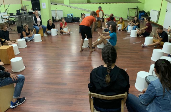 31 jóvenes europeos participan en Improvesation en Soria