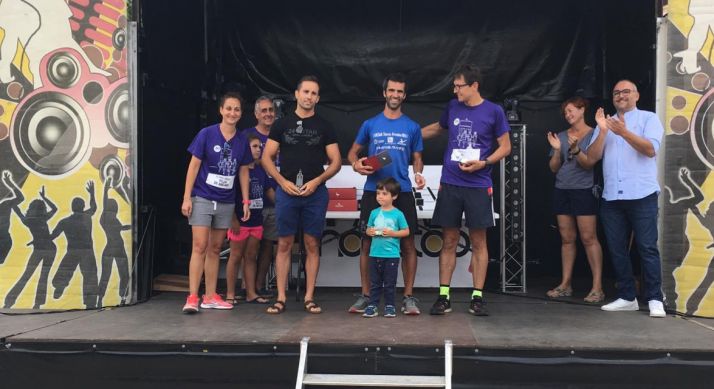 Podio masculino en la XL Villa de Abejar. Cedida 