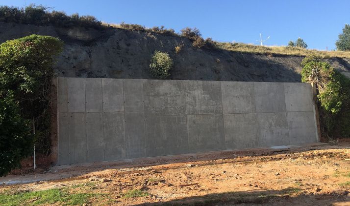 El tramo ya reparado del perímetro. /SN