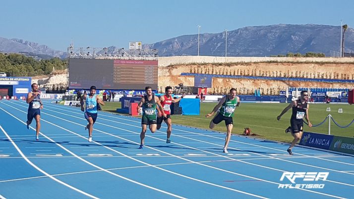 Llegada de Mario Arancón. RFEA