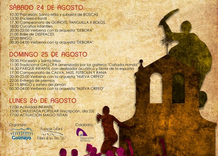 Todo preparado en Camparañón para San Bartolomé 2019