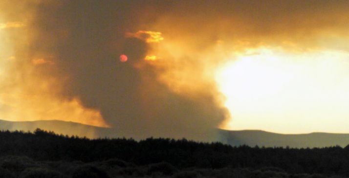 Una imagen del incendio. /BRIF