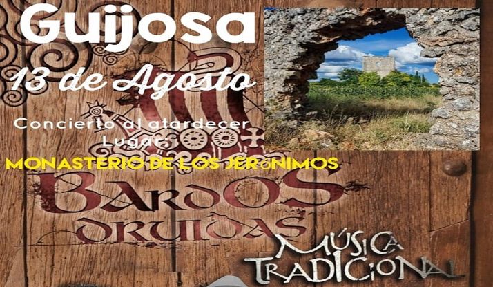 Concierto mañana en el monasterio de los Jerónimos en Guijosa