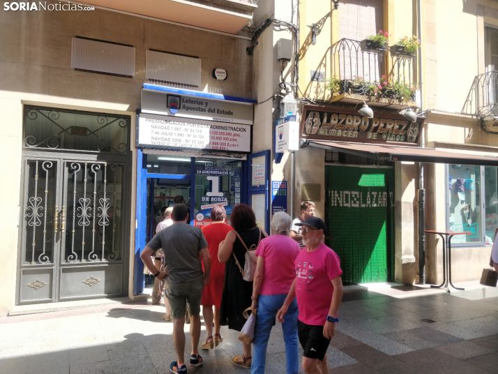 La locura por la Lotería de Navidad se desata en Soria a mediados de agosto