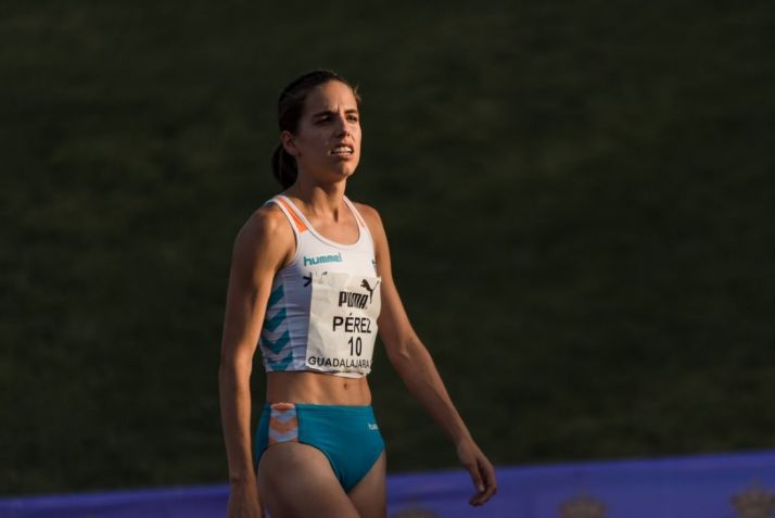 Marta Pérez logra el billete para acudir al Mundial de Doha. Imagen obtenida en la cuenta de la propia atleta