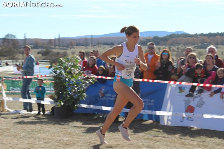 Marta Pérez, en el cross de Soria. 