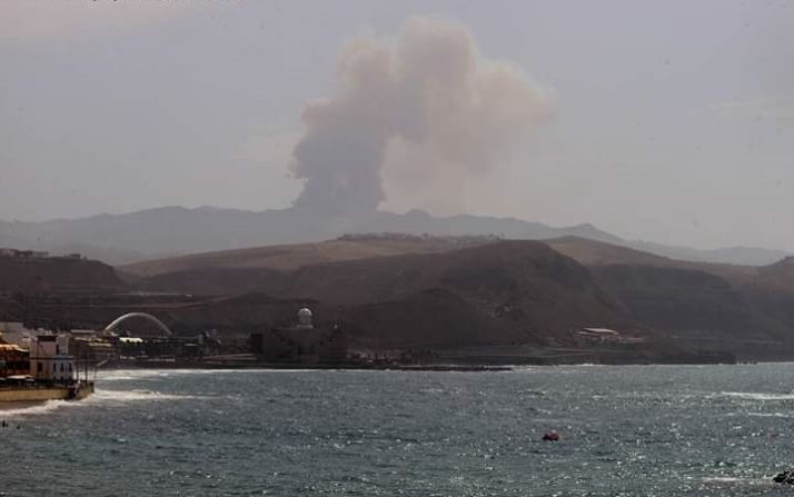 Así vive una soriana el grave incendio de Gran Canaria
