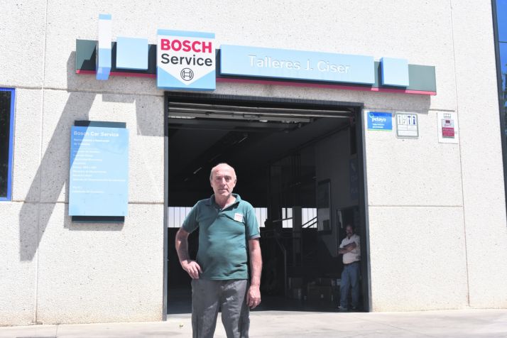 José Carpintero, gerente de Ciser Glass. 