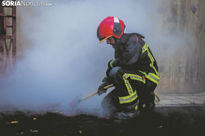 Un día con los bomberos de Soria
