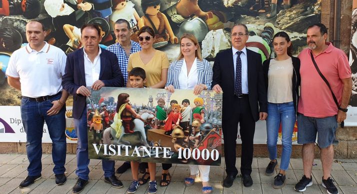 Una imagen de la recepción de la familia ciudadrealina. 