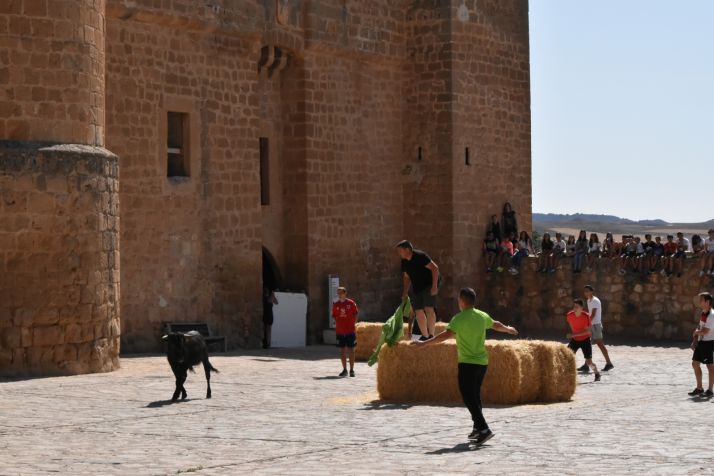 Encierro en las fiestas de Monteagudo