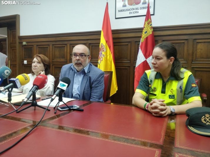 Miguel Latorre en la rueda de prensa. SN