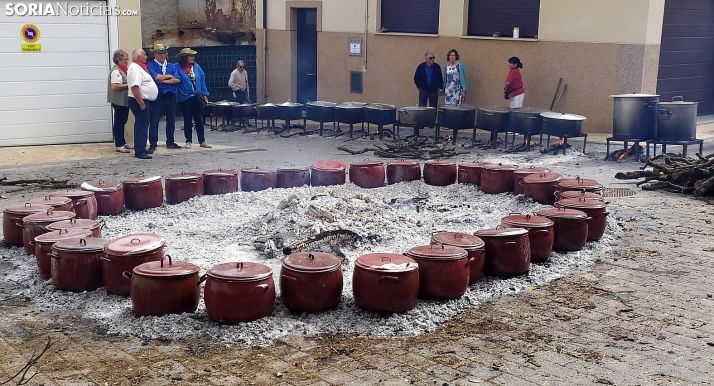 Ólvega cocina su adiós a las fiestas