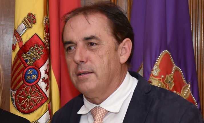 Benito Serrano, este jueves en el Palacio Provincial. /SN