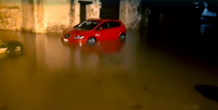 Una imagen del resultado de la tromba en El Burgo. / Murci Navapalos