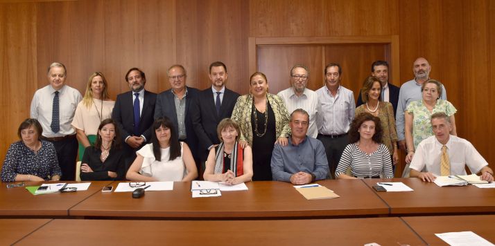 La Comisión de Coordinación este viernes. /Jta.