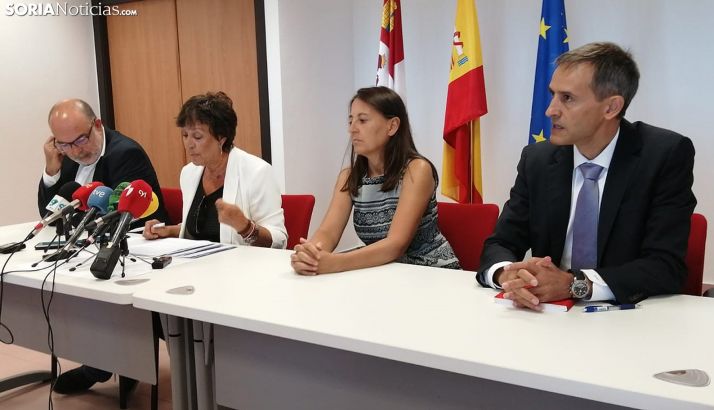 De izquierda a derecha, Latorre, Martín, Esteban y Navas. /SN