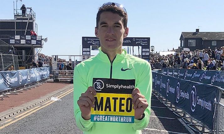 Mateo, tras la carrera en uno de sus perfiles de redes sociales. 