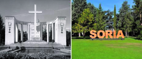 2003 Política y sanitariamente, el Monumento a los Caídos instalado en 1954 era totalmente insostenible cuando en 2003 el gobierno de Encarnación Redondo (PP) lo demolió. fotos: ahpso 14554/sn