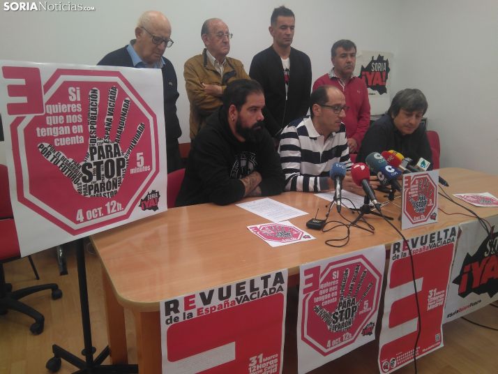 El 4 de octubre se parará Soria con la España Vaciada