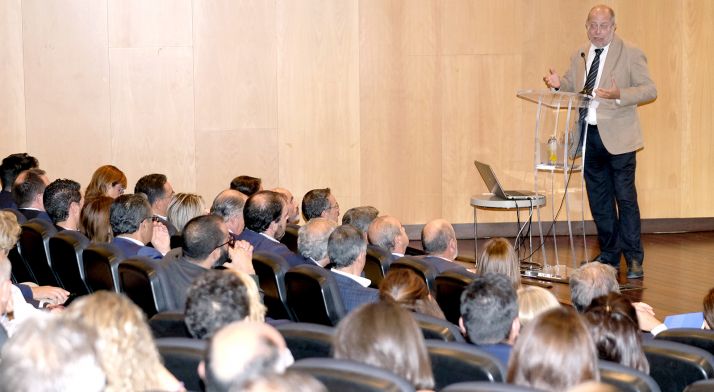 Igea, en la clausura de la jornada monográfica sobre despoblación este jueves. /Jta.