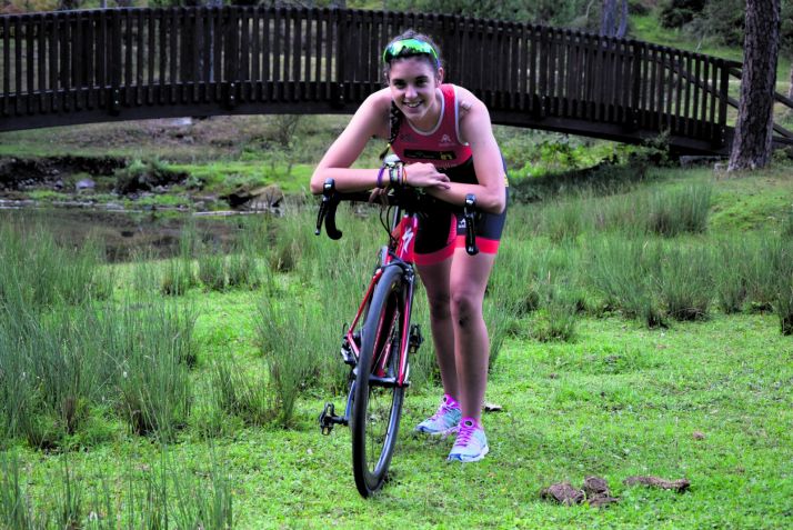 María Mediavilla, la Cadete referente del Triatlón Soriano. 