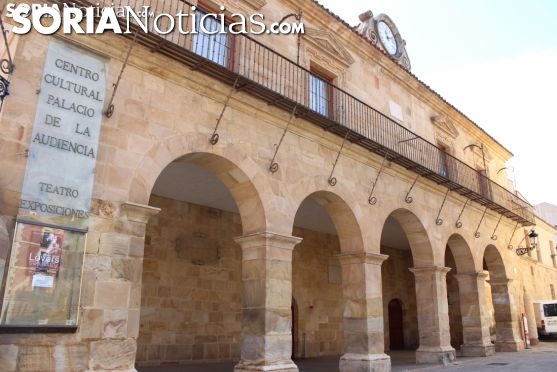 Fachada del Palacio de la Audiencia. SN