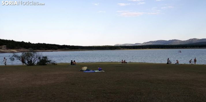 Imagen de una zona del embalse la pasada semana. /SN