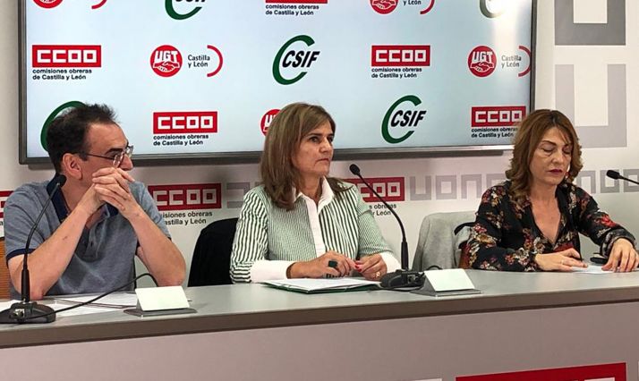 Representantes sindicales de las fuerzas más representadas en el sector público de CyL.