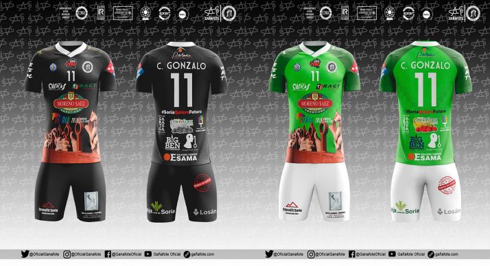 Las indumentarias del equipo para este curso. 