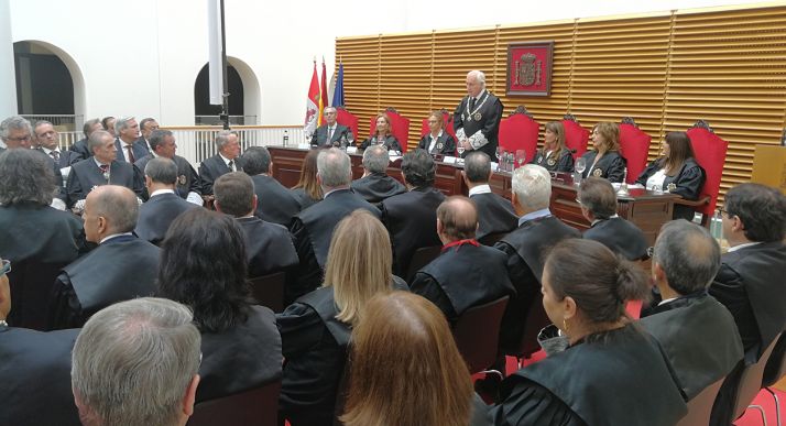 Una imagen del acto de apertura del curso. /TSJCyL