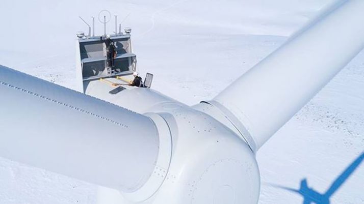 Una imagen de una turbina de la compañía. /SG