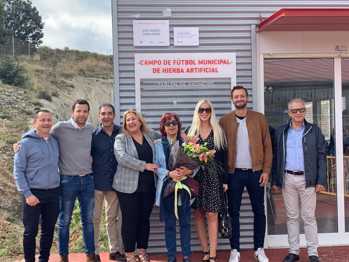 El maestro José Andrés Diago, siempre presente en el anexo a Los Pajaritos 