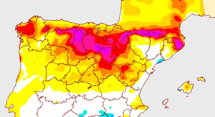 Duruelo; de 24ºC a bajo cero en un día y temperatura mínima nacional