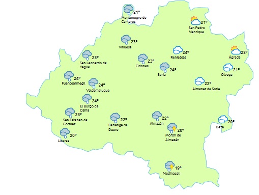 Llegan las lluvias a la provincia