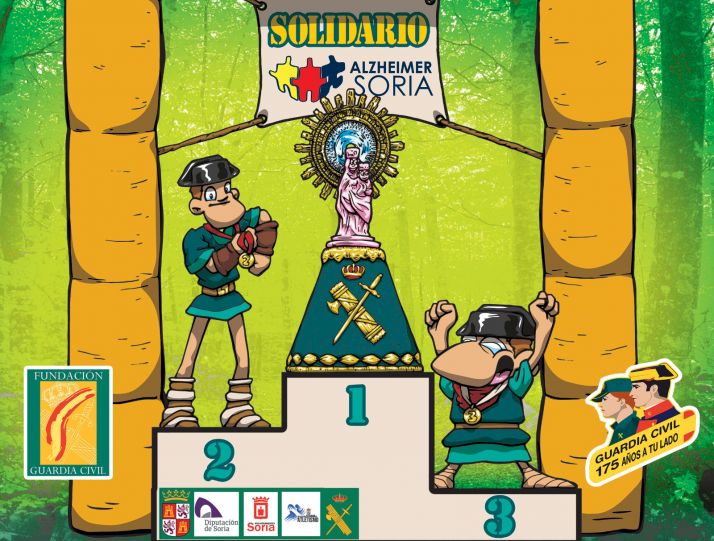 La Guardia Civil celebra su Carrera Verde a favor de Alzheimer Soria