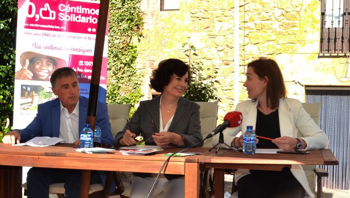 Juan Luis Antón, Raquel Alvero y Natalia Briongos. /SN