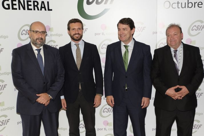 Mañueco espera fijar un camino satisfactorio para todos negociación de las 35 horas para los empleados públicos