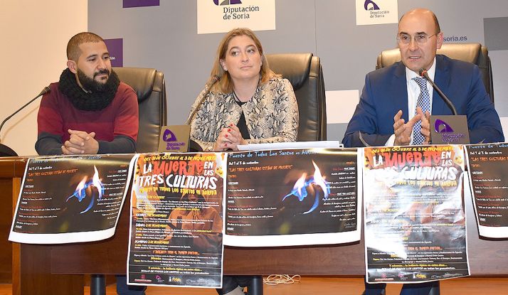 Alonso (dcha.), María José Jiménez y Ernesto López. /Dip.