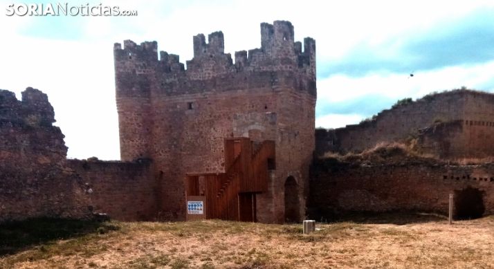 La torre del homenaje del castillo berlangués. /SN