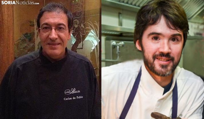 De Pablo y García, cocineros sorianos de conocido renombre. /SN 