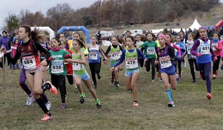 Una imagen de la prueba para categorías inferiores. 