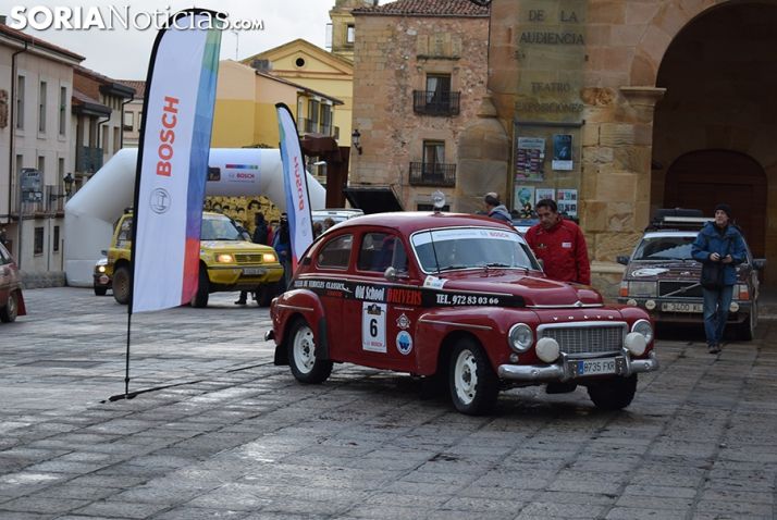 VII Spain Classic Raid, ante el Ayuntamiento de Soria. /SN
