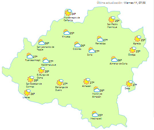 El veroño continúa instalado en Soria
