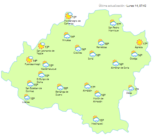 Se acabó el veroño. Vuelve la lluvia