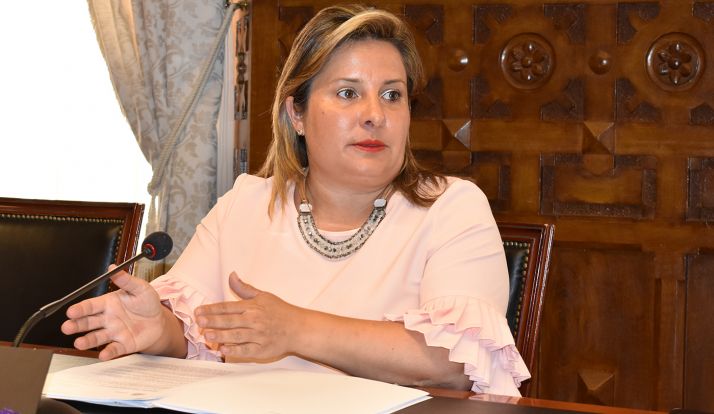 Esther Pérez, diputada socialista. 