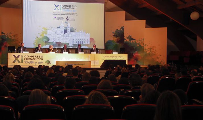 Imagen del congreso de farmacéuticos este miércoles. 