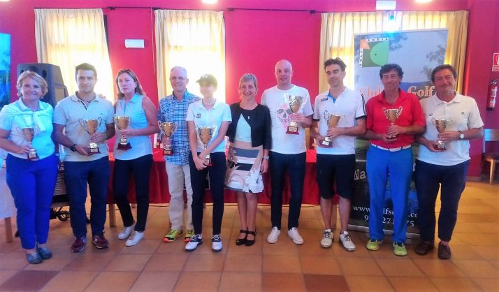 Ganadores del Torneo de Golf de San Saturio.