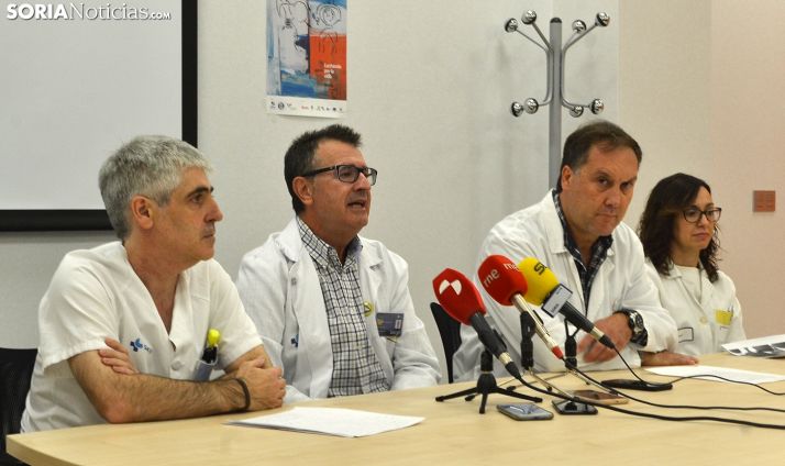 Pedro Escribano, José Luis Pérez, Enrique del Hoyo y Silvia Alconchel en la presentación del congreso, este martes. /SN