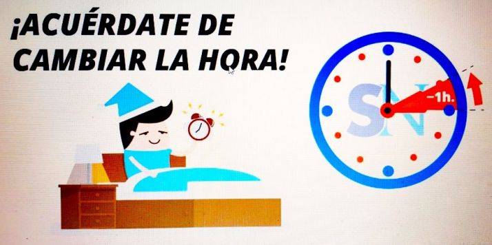 Último aviso para despistados. Esta noche dormimos una hora más